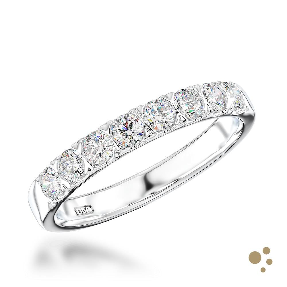 Affinity Bridal 0.52ct Diamond Platinum Ring - Deacon & Son