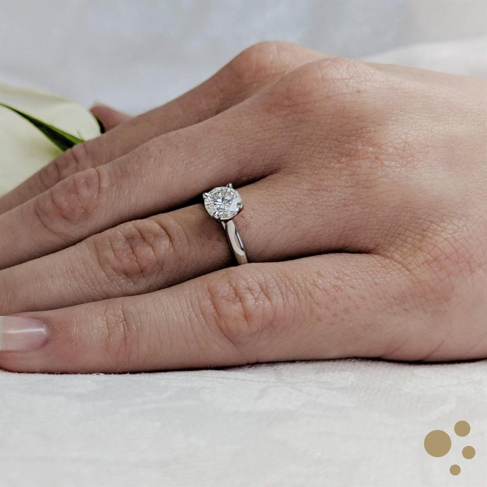 Darcy Solitaire 0.70ct Diamond Platinum Ring - Deacon & Son