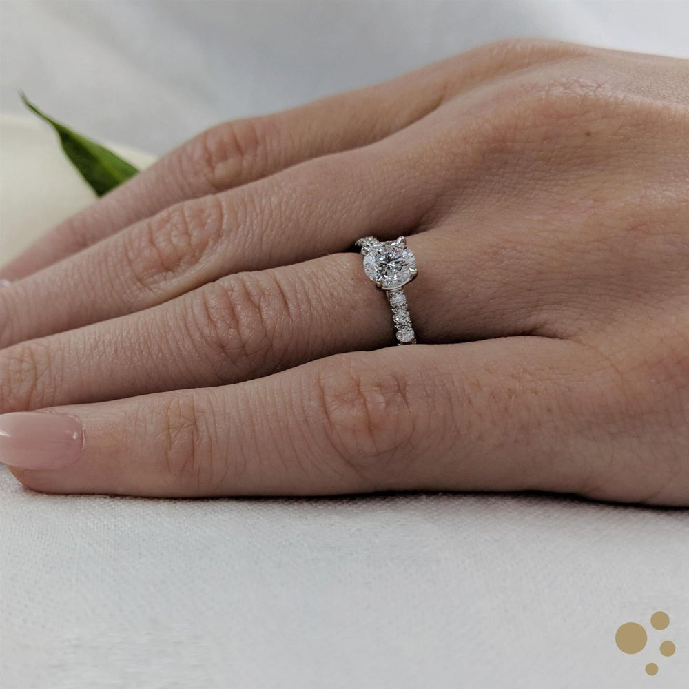 Skye Classic Round Solitaire 0.70ct Diamond Platinum Ring - Deacon & Son