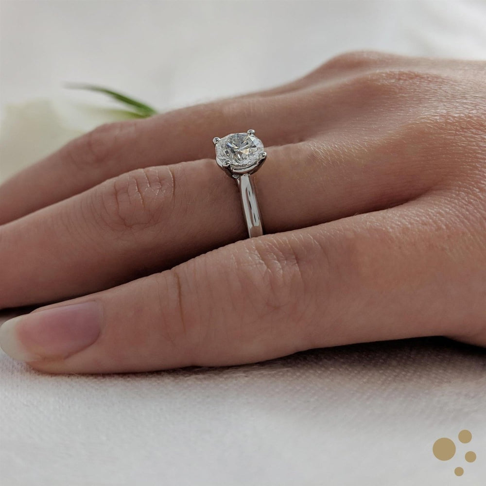 Darcy Solitaire 1.00ct Diamond Platinum Ring - Deacon & Son