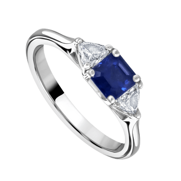 Sapphire and Diamond Dress Ring - Deacon & Son