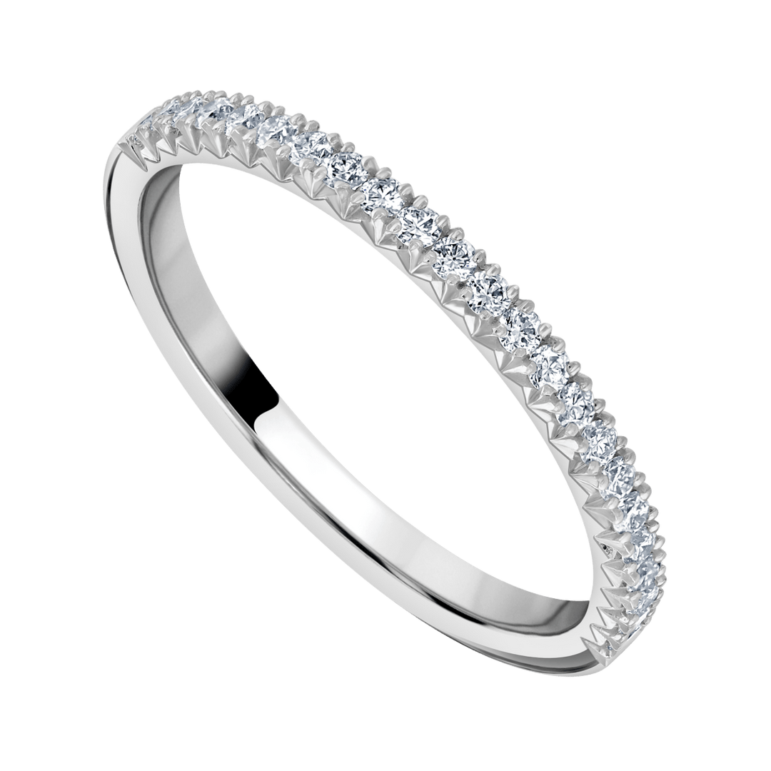 Platinum and Diamond Wedding Band - Deacon & Son