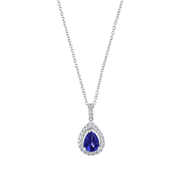 Tanzanite and Diamond Pendant - Deacon & Son