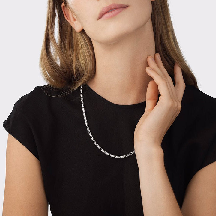 Reflect Slim Necklace 550mm - Deacon & Son