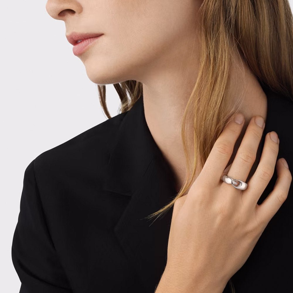 Reflect Large Link Ring - Deacon & Son