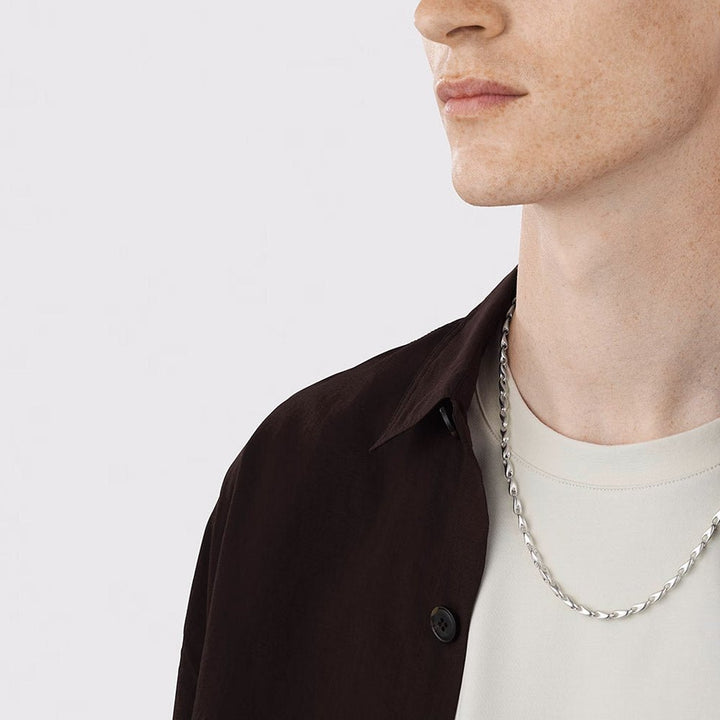 Reflect Slim Necklace 550mm - Deacon & Son