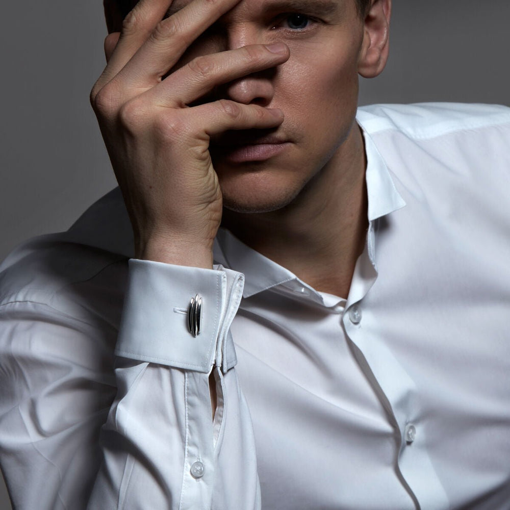 Arc Triple Cufflinks - Deacon & Son