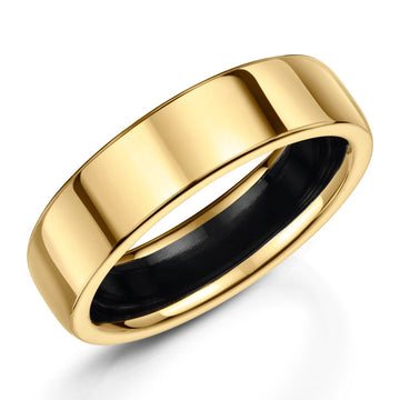 Zedd Duo Yellow Gold Ring - Deacon & Son