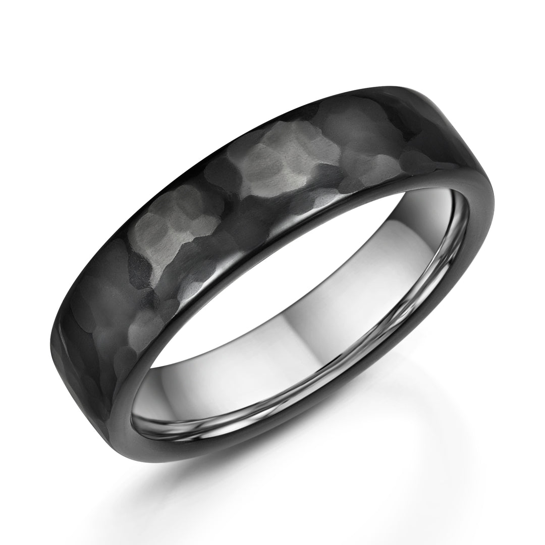 Zedd Pure Zirconium & Silver Ring