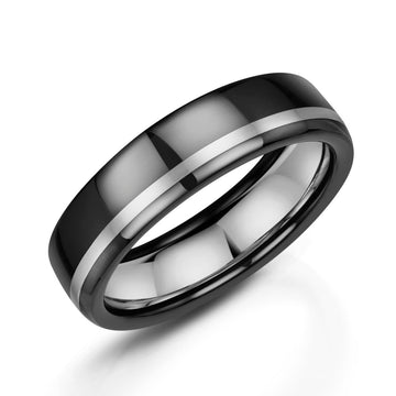 Zedd Duo White Gold Ring - Deacon & Son