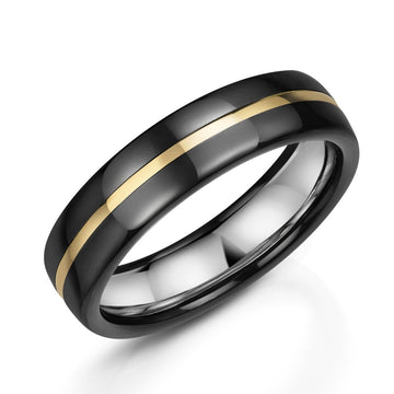 Zedd Duo Yellow Gold Ring - Deacon & Son