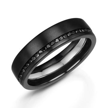 Zedd Diamond Platinum Ring - Deacon & Son