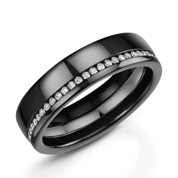 Zedd Diamond Platinum Ring - Deacon & Son