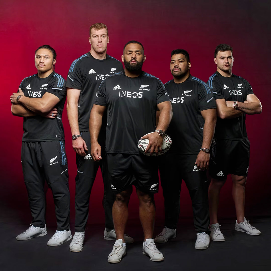 the NZ all blacks as tudor watch ambassadors