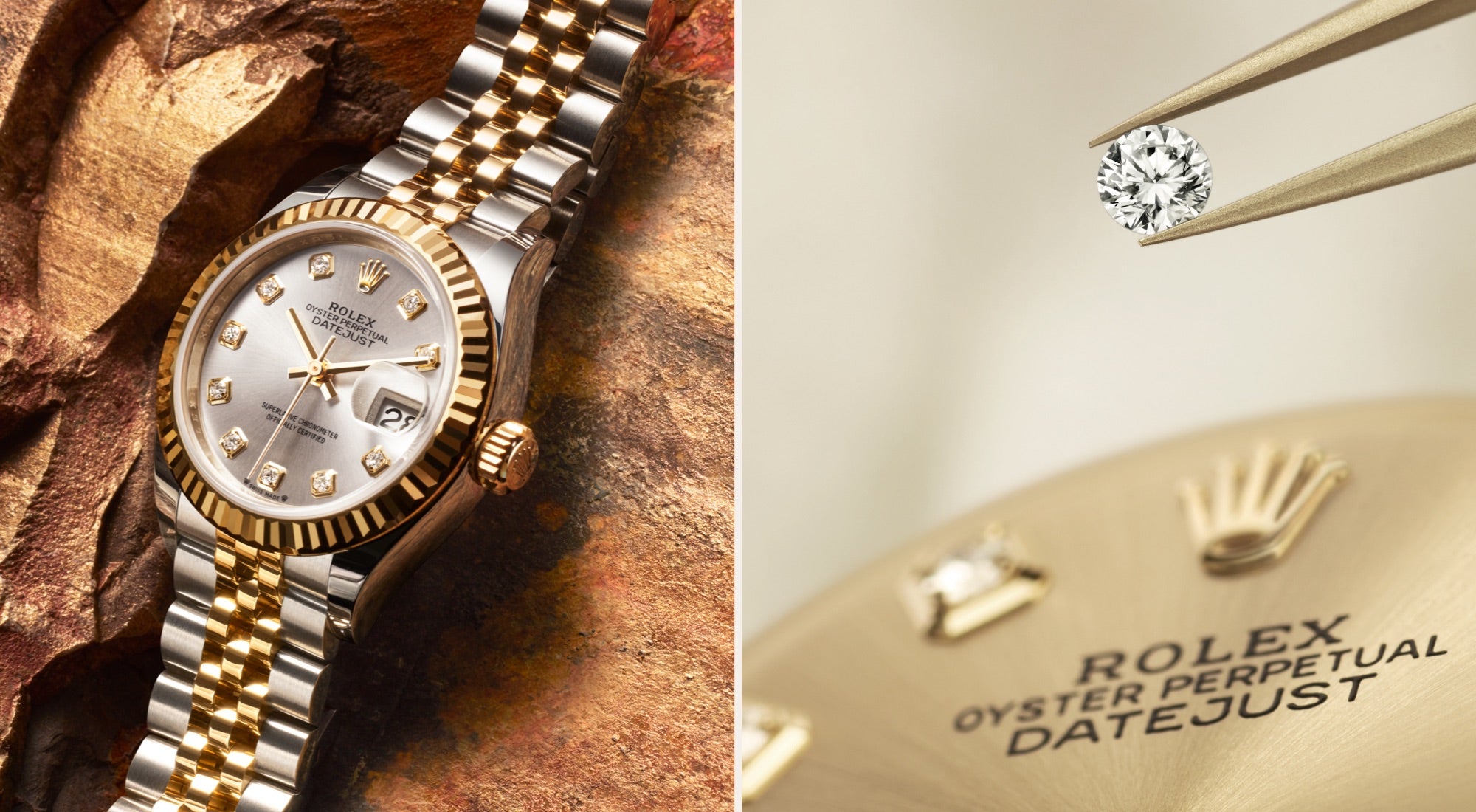 rolex lady datejust watches - deacons jewellers