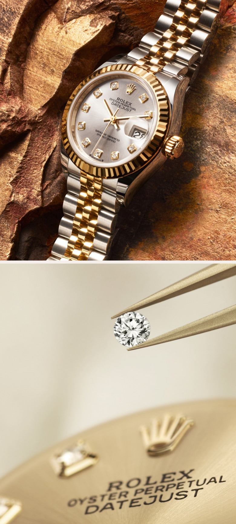 rolex lady datejust watches - deacons jewellers