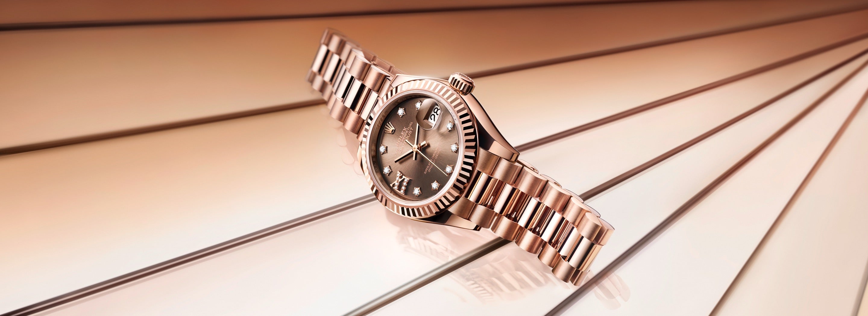 rolex lady datejust watches - deacons jewellers