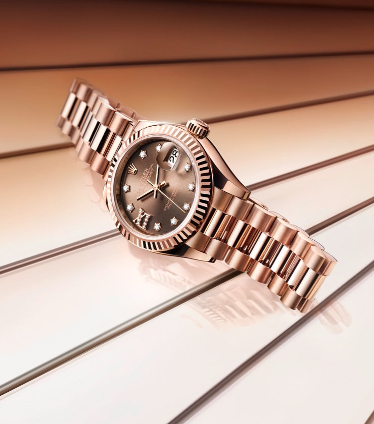 rolex lady datejust watches - deacons jewellers