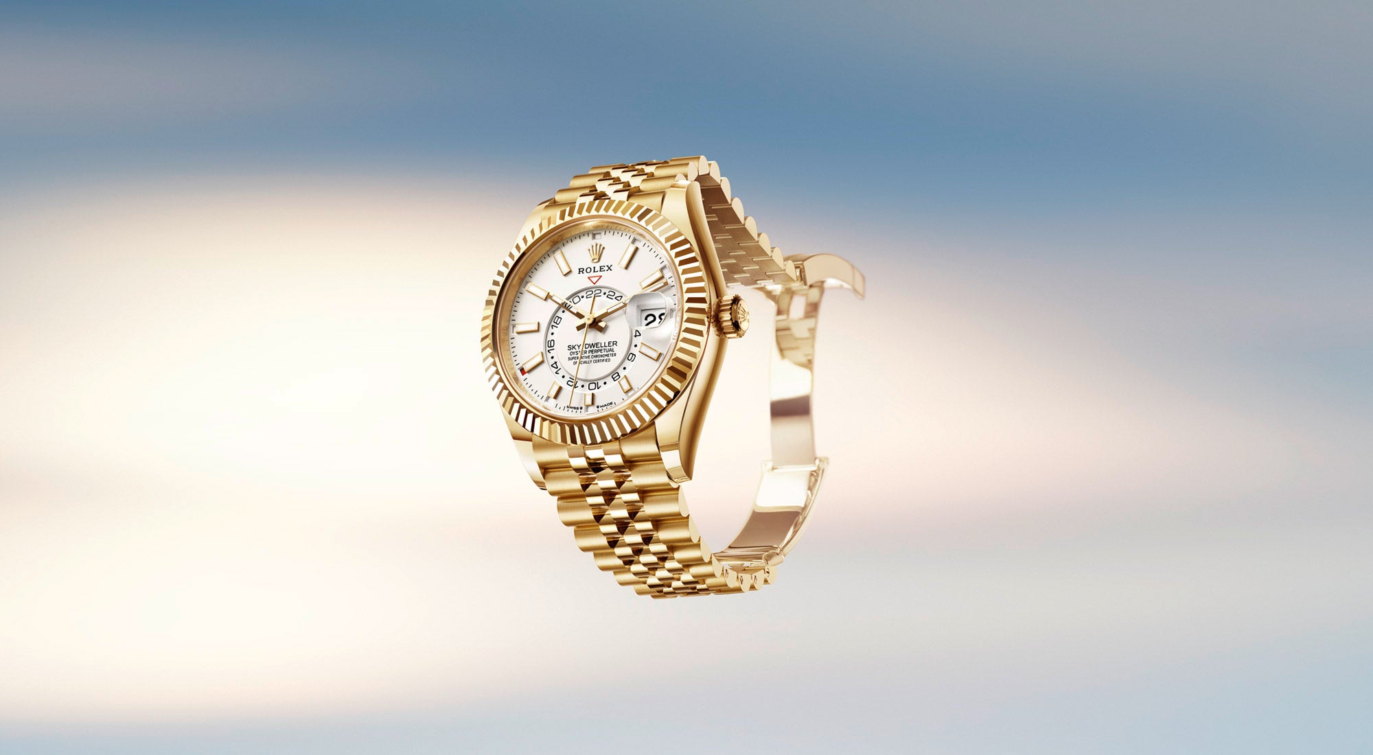 rolex sky dweller watches - deacons jewellers