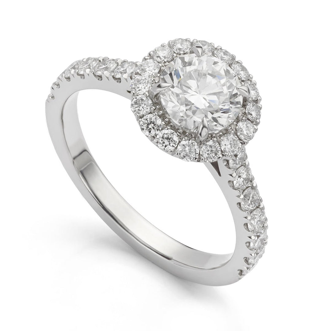 Platinum Diamond Cluster Ring - Deacon & Son
