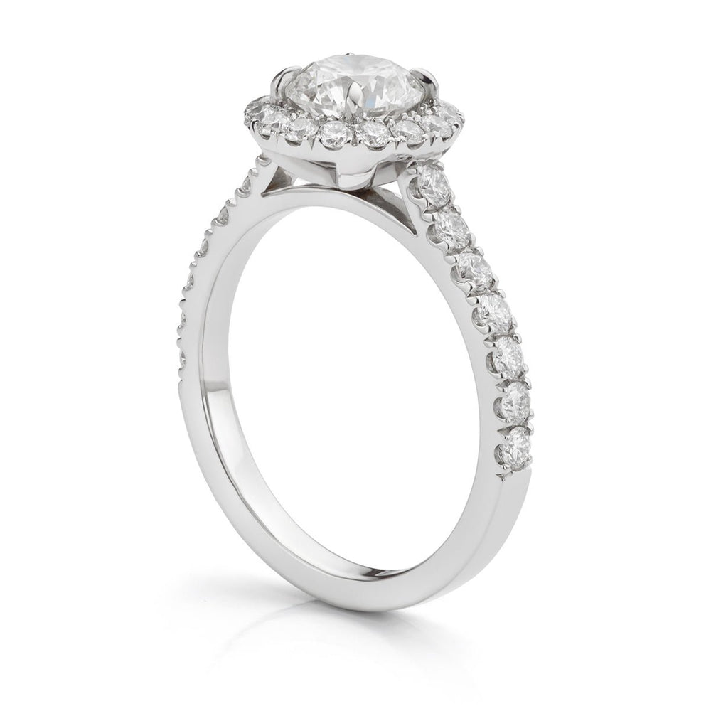 Platinum Diamond Cluster Ring - Deacon & Son
