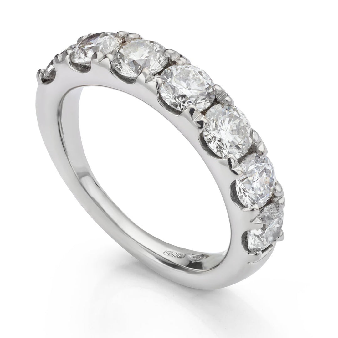 Diamond Half Eternity Ring - Deacon & Son