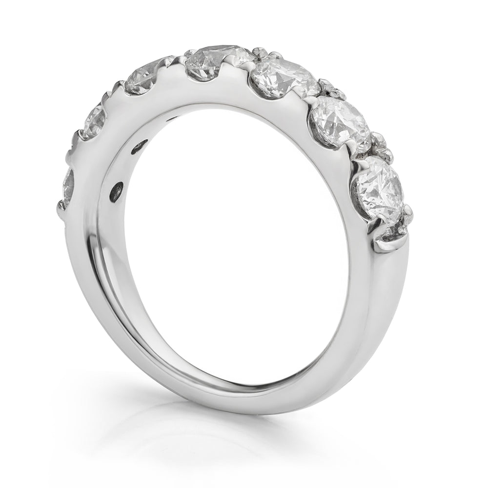Diamond Half Eternity Ring - Deacon & Son