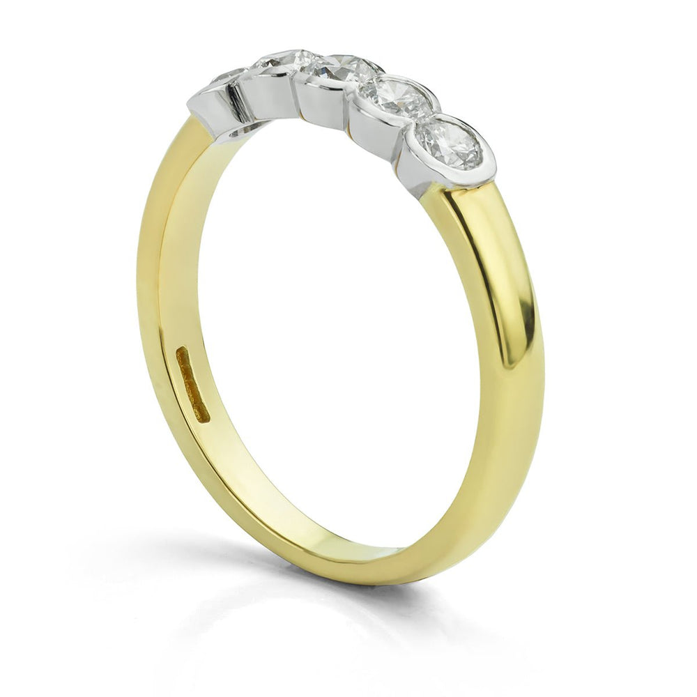 5 - Stone Diamond Eternity Ring - Deacon & Son