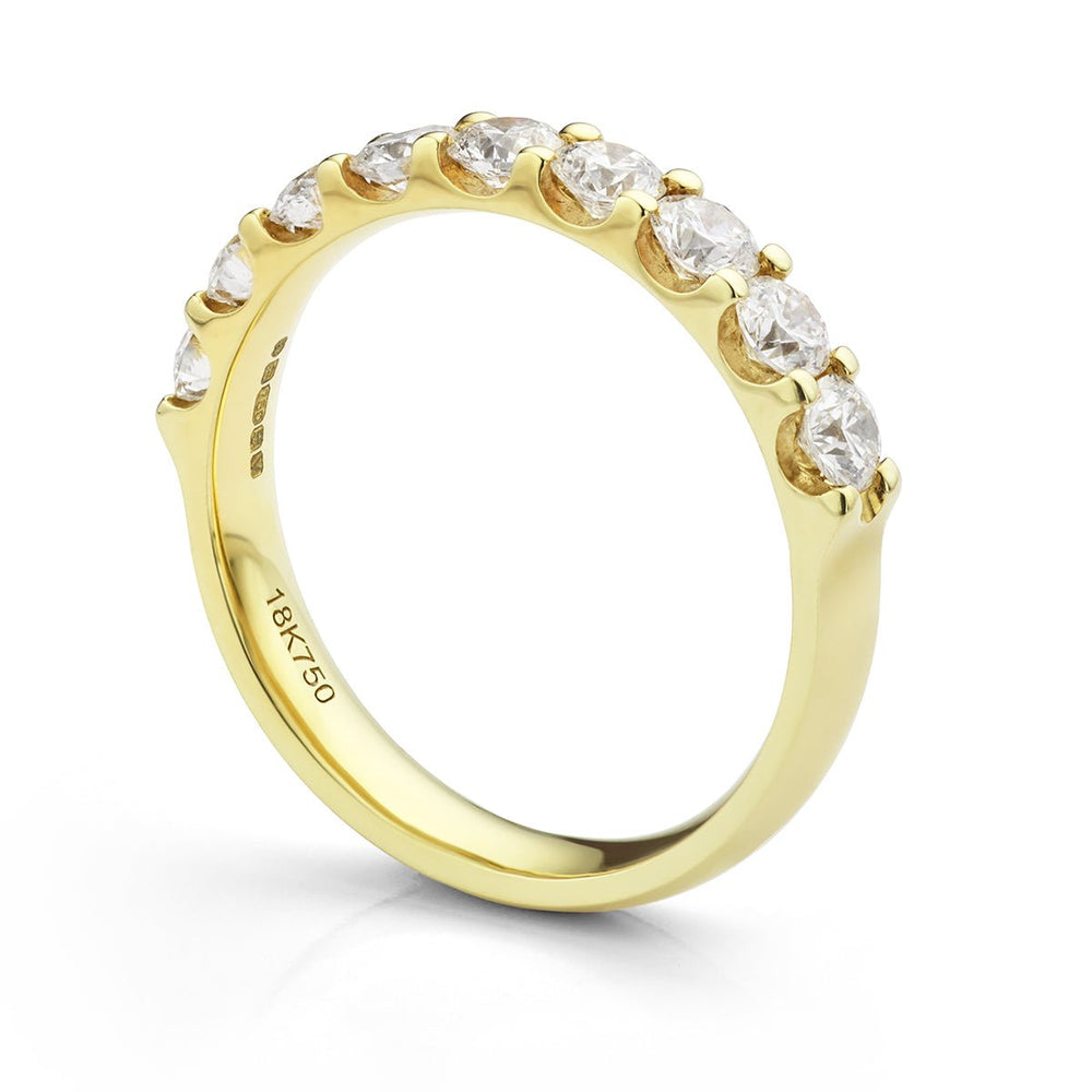 Diamond Half Eternity Ring - Deacon & Son