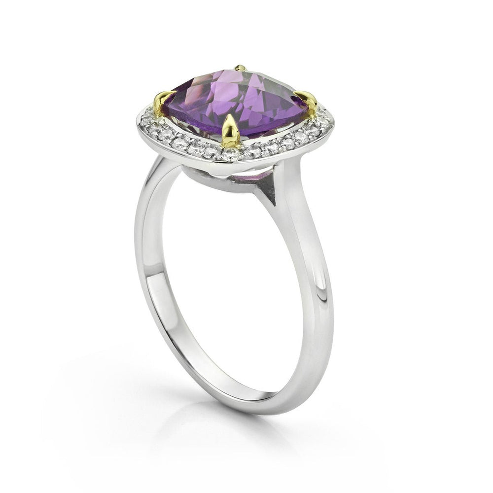 Amethyst and Diamond Ring - Deacon & Son