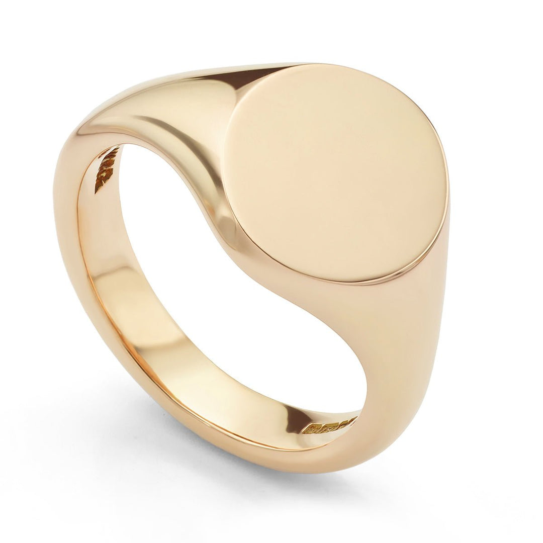 Rose Gold Signet Ring - Deacon & Son