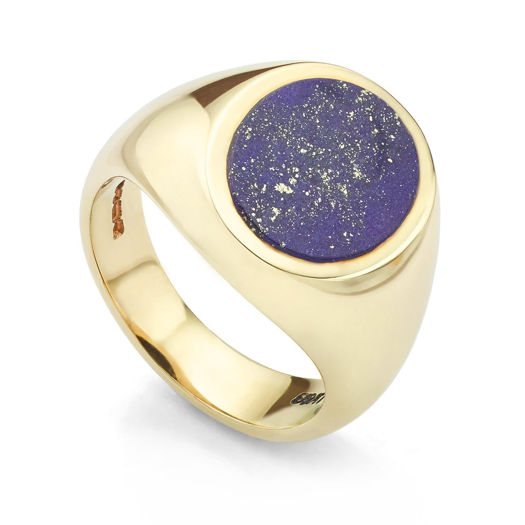 Blue Lapis Signet Ring - Deacon & Son