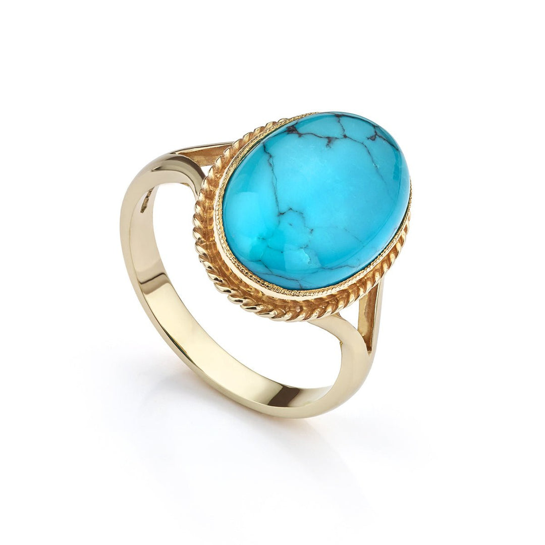 Turquoise Dress Ring - Deacon & Son