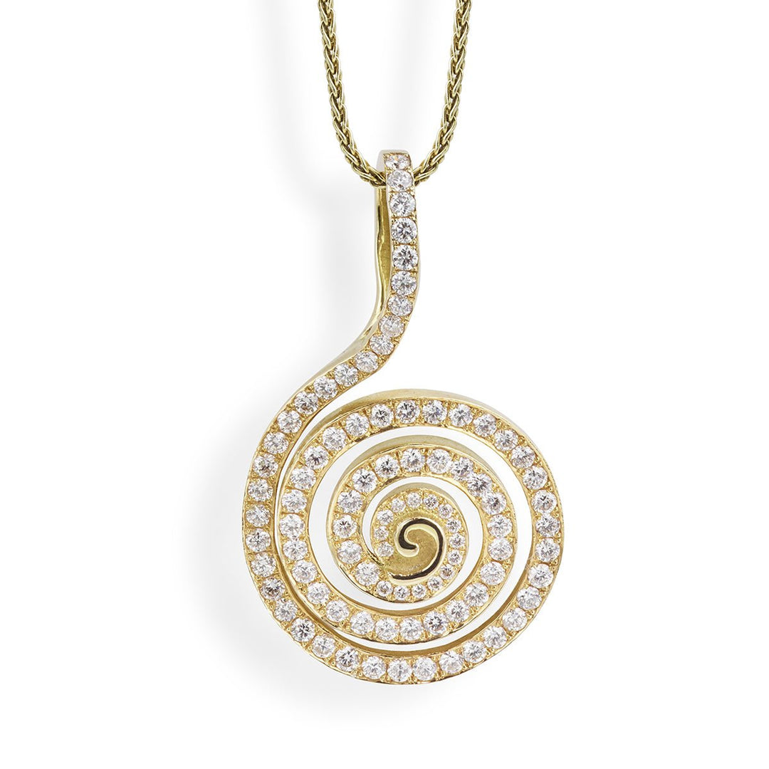 Diamond Spiral Pendant - Deacon & Son