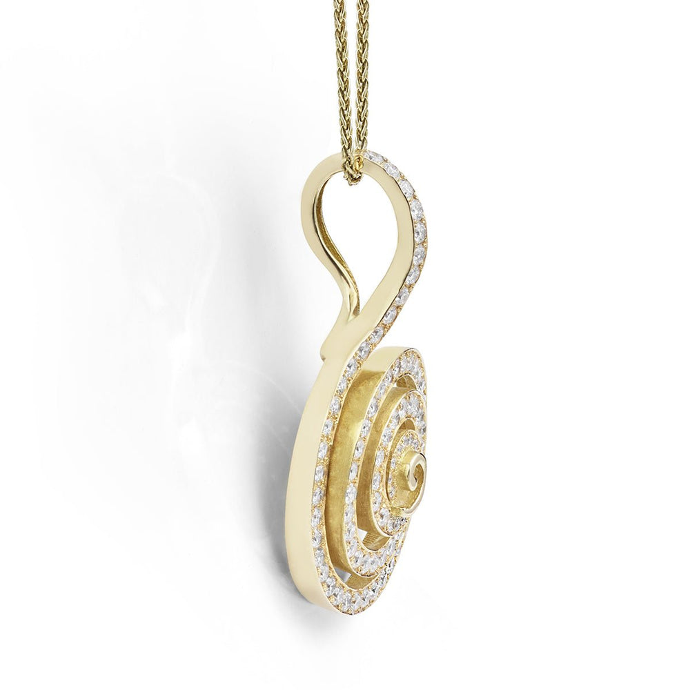 Diamond Spiral Pendant - Deacon & Son