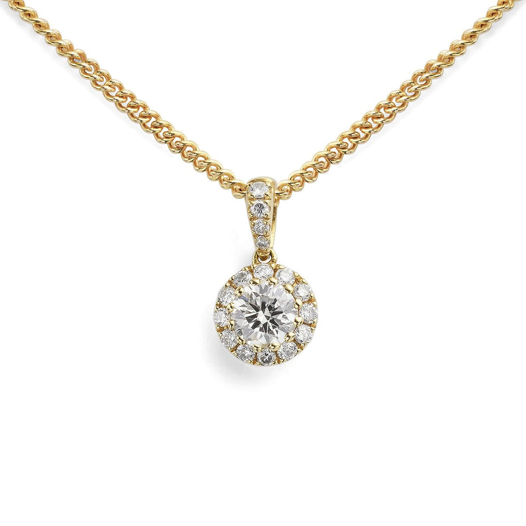 Diamond Cluster Pendant - Deacon & Son