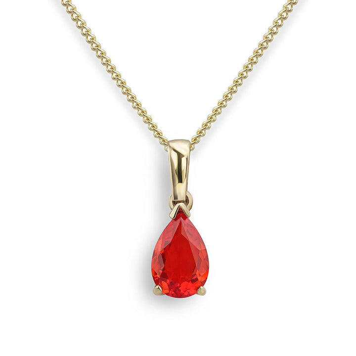 Fire Opal Pendant - Deacon & Son
