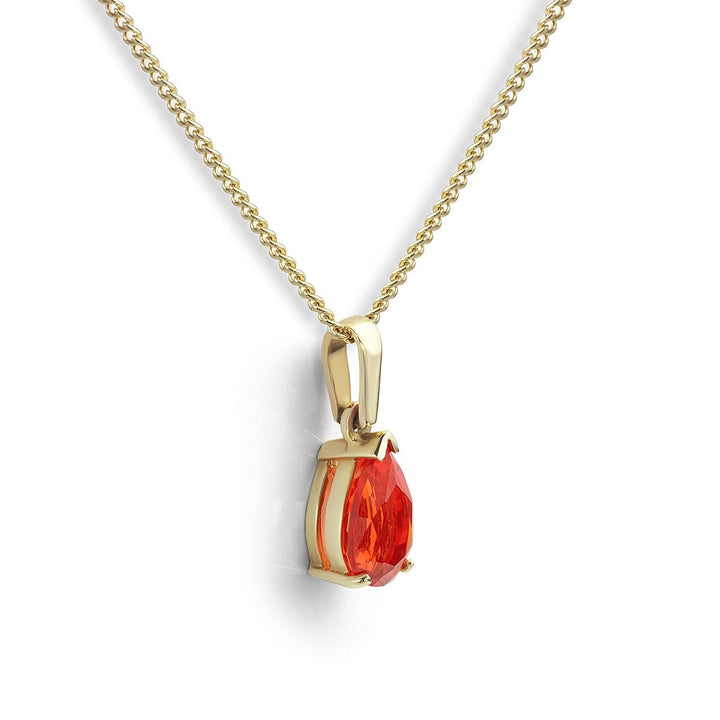 Fire Opal Pendant - Deacon & Son
