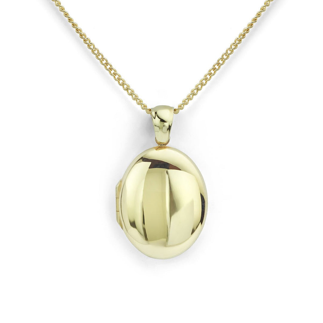 Gold Classic Locket - Deacon & Son