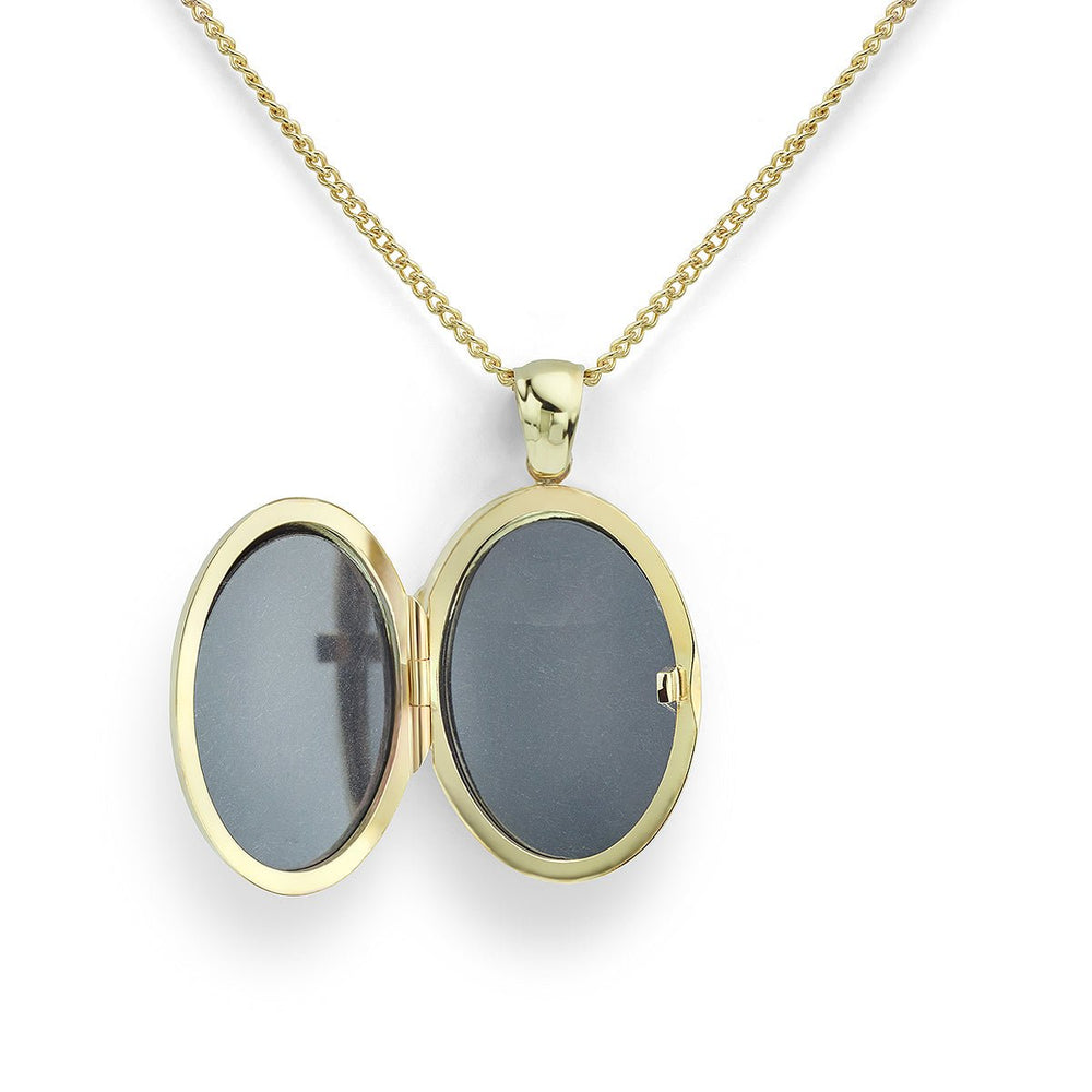 Gold Classic Locket - Deacon & Son
