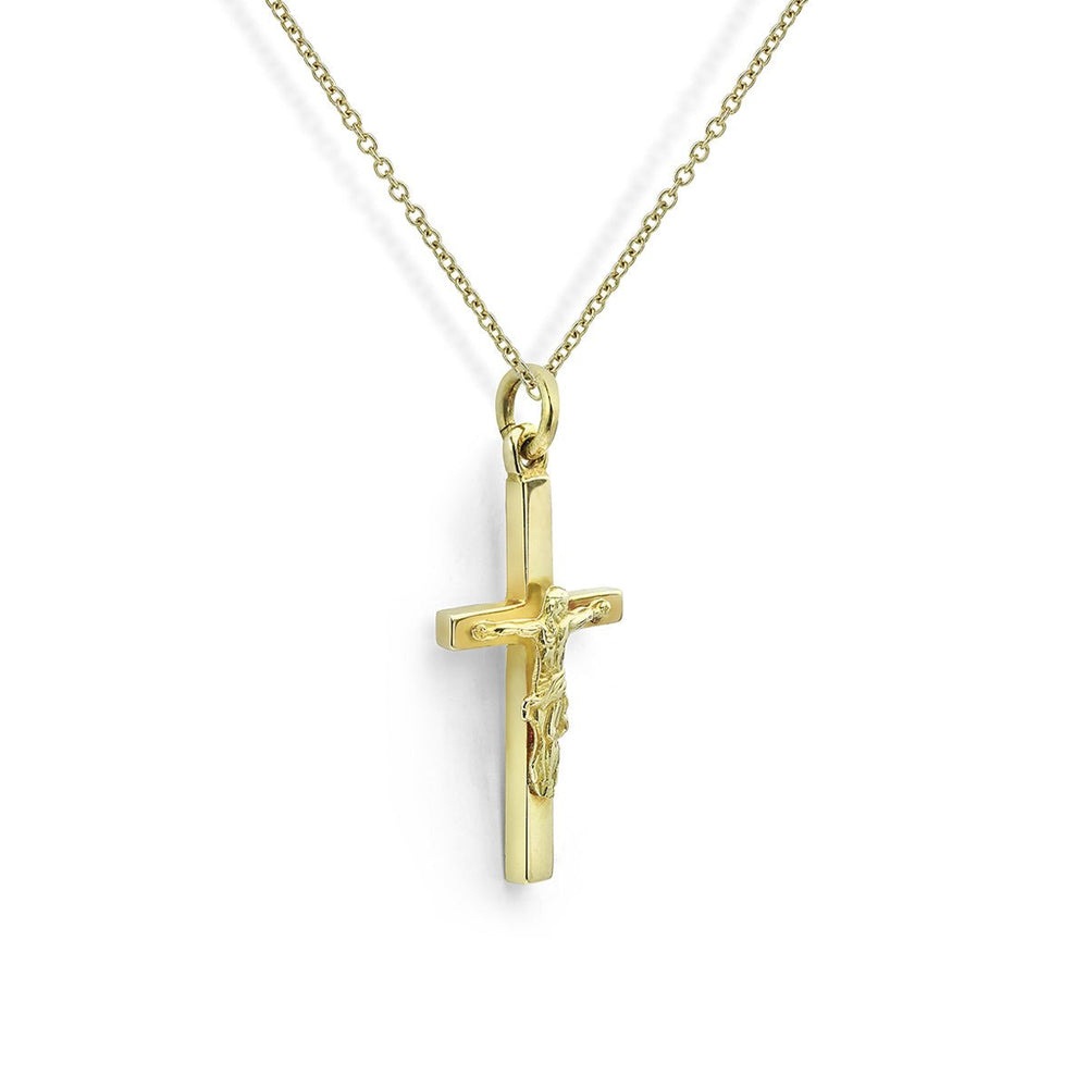 Gold Crucifix - Deacon & Son
