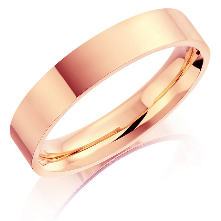 5mm Flat Court Wedding Ring - Deacon & Son