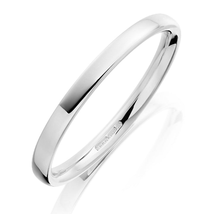 2mm Flat Court Wedding Ring - Deacon & Son