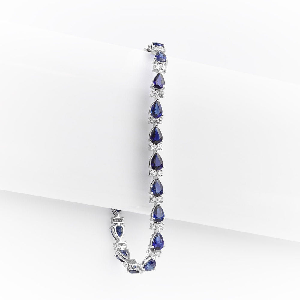 Sapphire and Diamond Bracelet - Deacon & Son