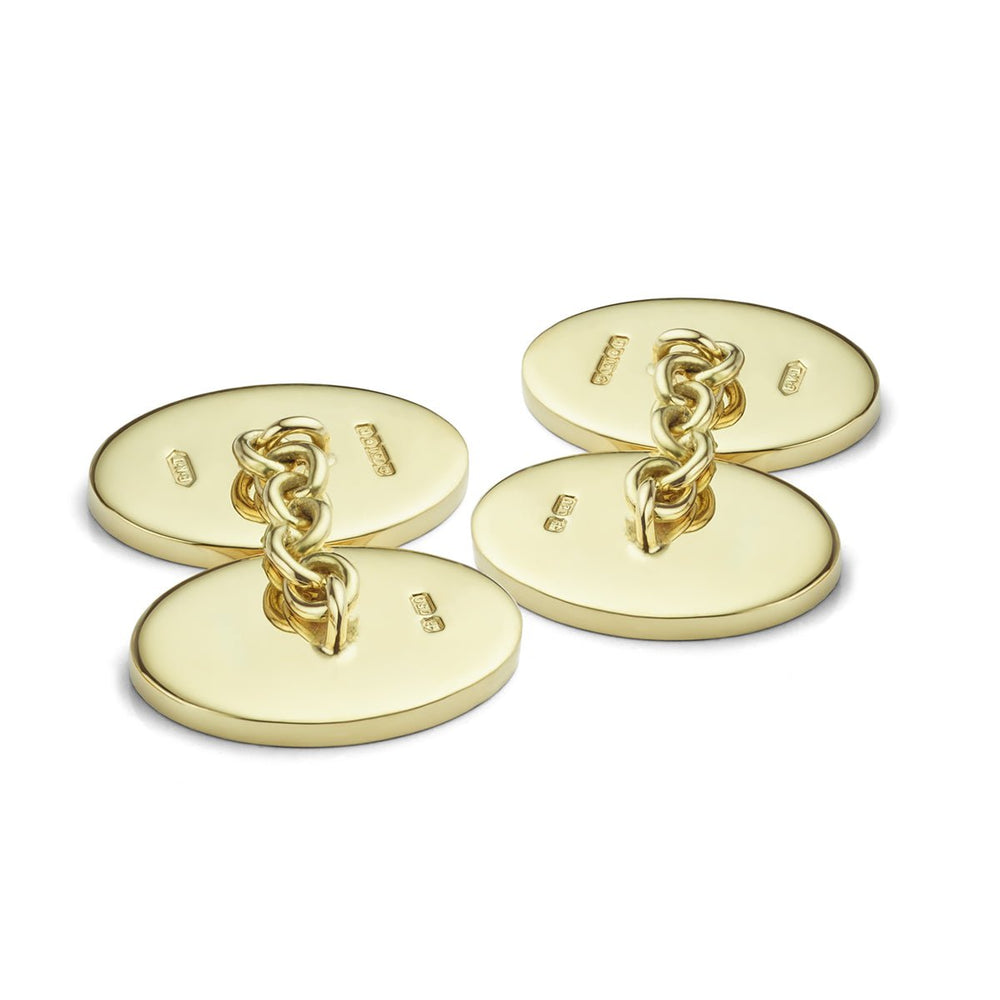 18ct Gold Cufflinks - Deacon & Son