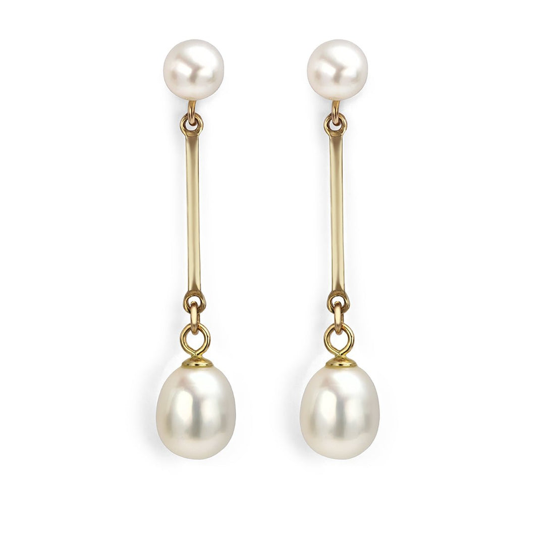 Pearl drop Earrings - Deacon & Son
