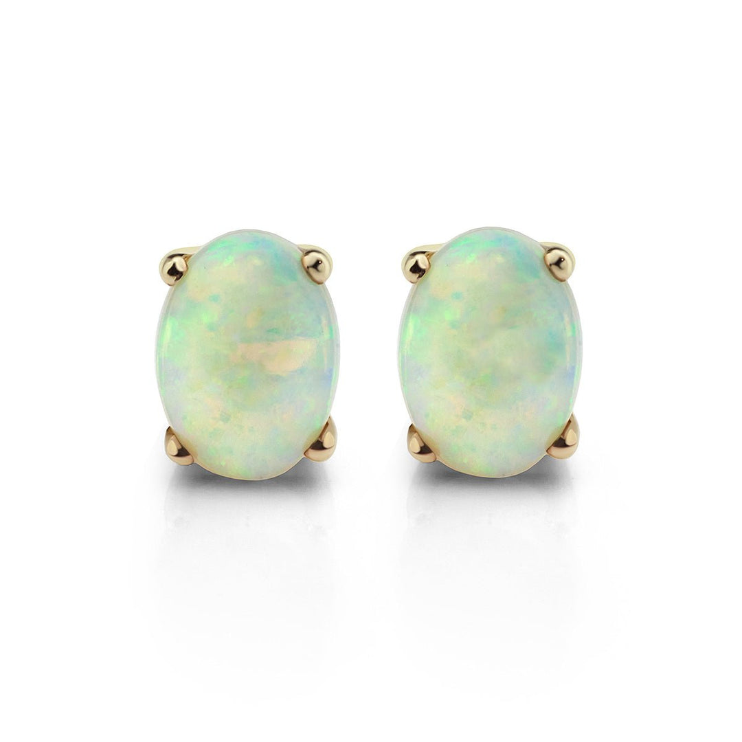 Opal Stud Earrings - Deacon & Son
