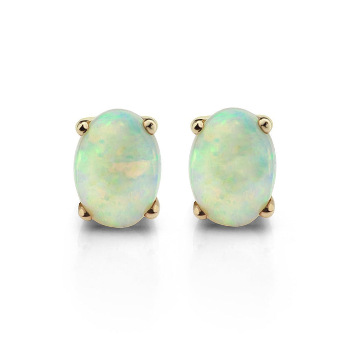 Opal Stud Earrings - Deacon & Son