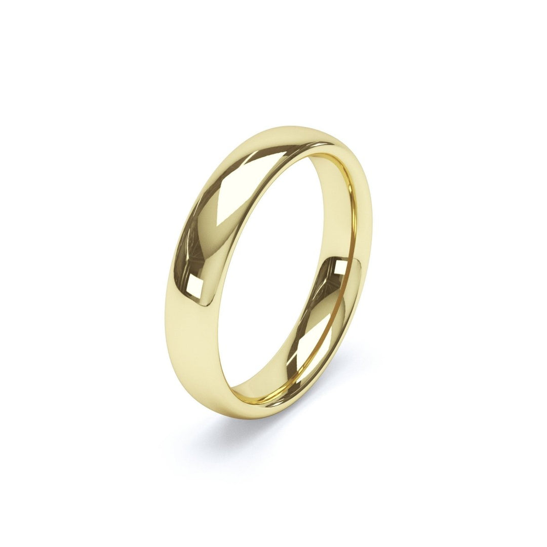 Classic Court Profile Wedding Ring 18ct Yellow Gold - Deacon & Son
