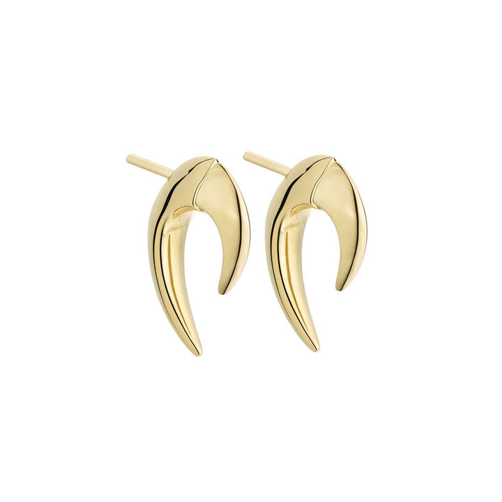 Yellow Gold Vermeil Mini Talon Earrings - Deacon & Son
